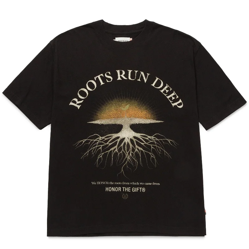 T-Shirt For High-Quality Material-ROOTS RUN DEEP T-SHIRT