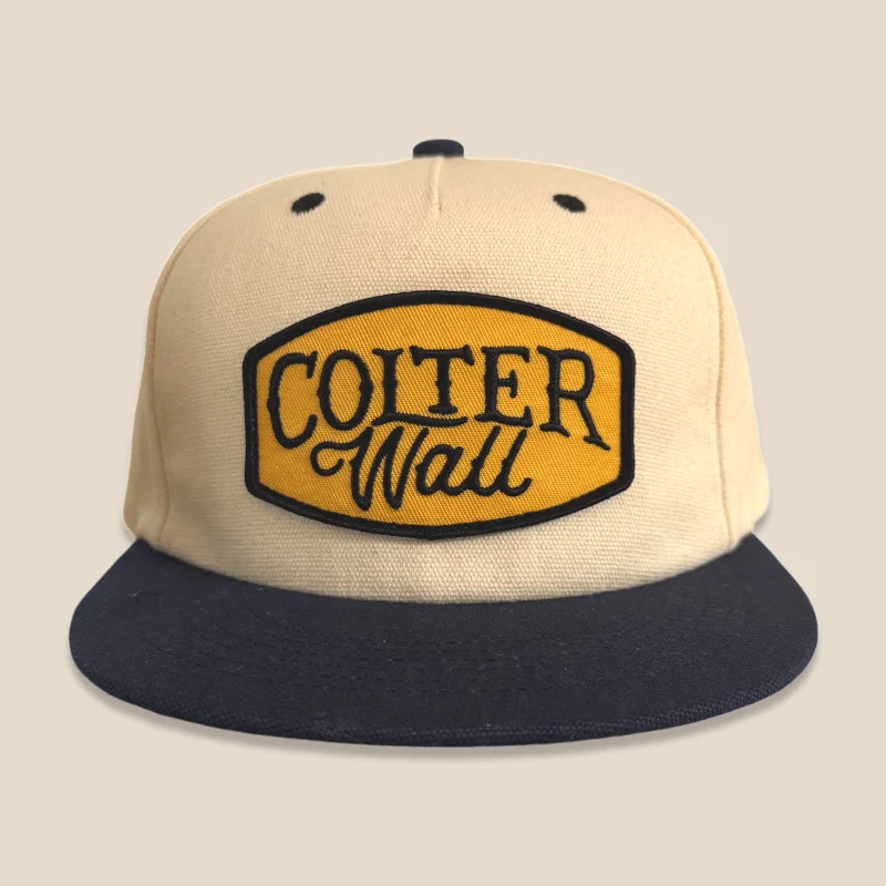 Hats With Simple Designs-Colter Wall "Original Logo" Vintage Trucker Cap