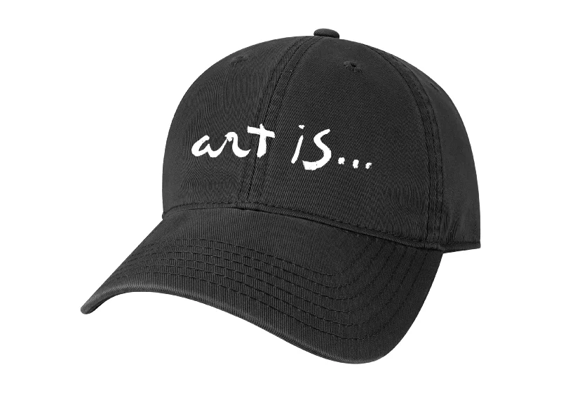 Hats With Custom Pins-Paul Davis "Art Is..." Logo Adjustable Cap (Multiple Colors)