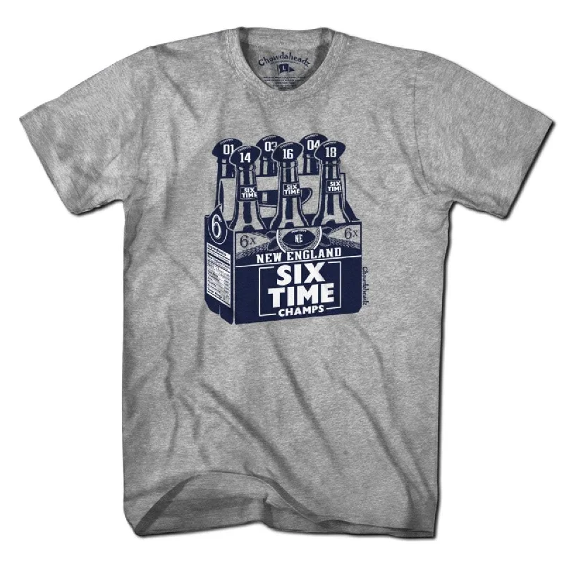 T-Shirt For College Teams-New England Six Pack T-Shirt