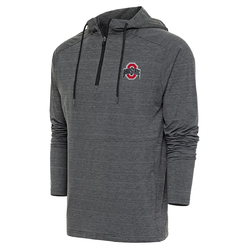 Jackets For Functional Wear-Ohio State Buckeyes Spikes 1/4 Zip Jacket