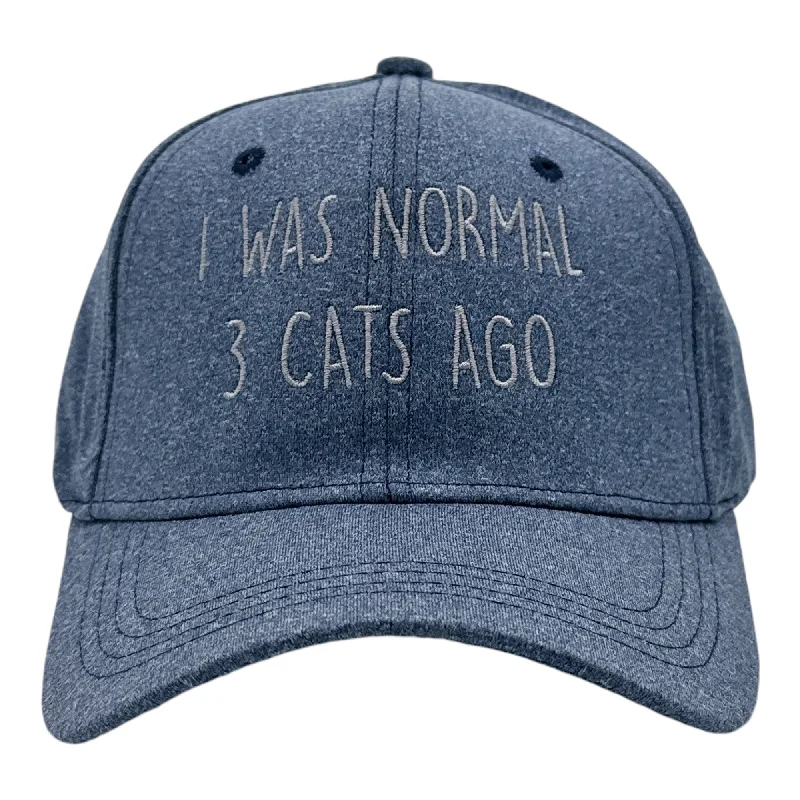 Hats For Personalized Clothing-I Was Normal 3 Cats Ago