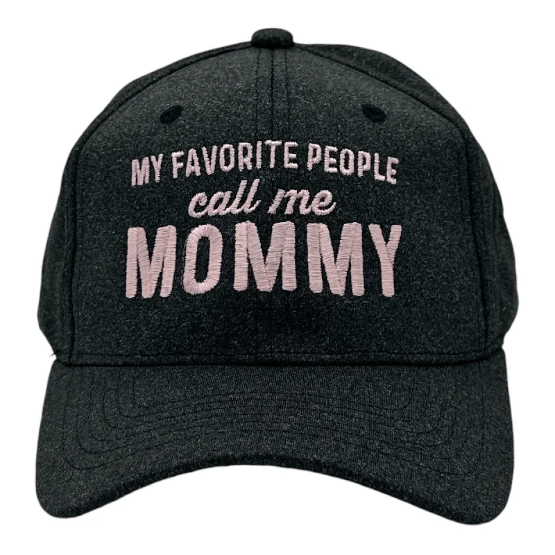 Hats For Team Fan Gear-My Favorite People Call Me Mommy