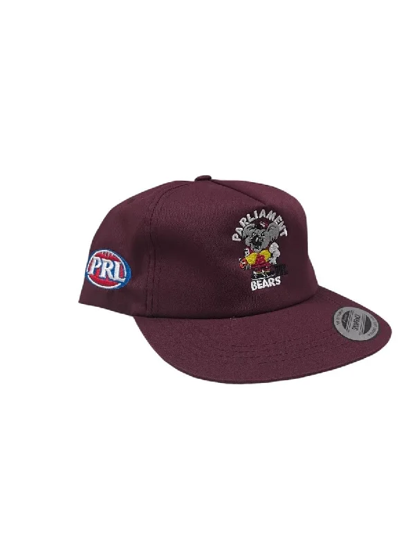 Custom Hats For Workwear-Parliament - Bears Snapback - Maroon