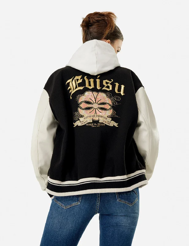 Personalized Jackets With Text-Kamon and Logo Embroidery Fashion Fit Varsity Jacket