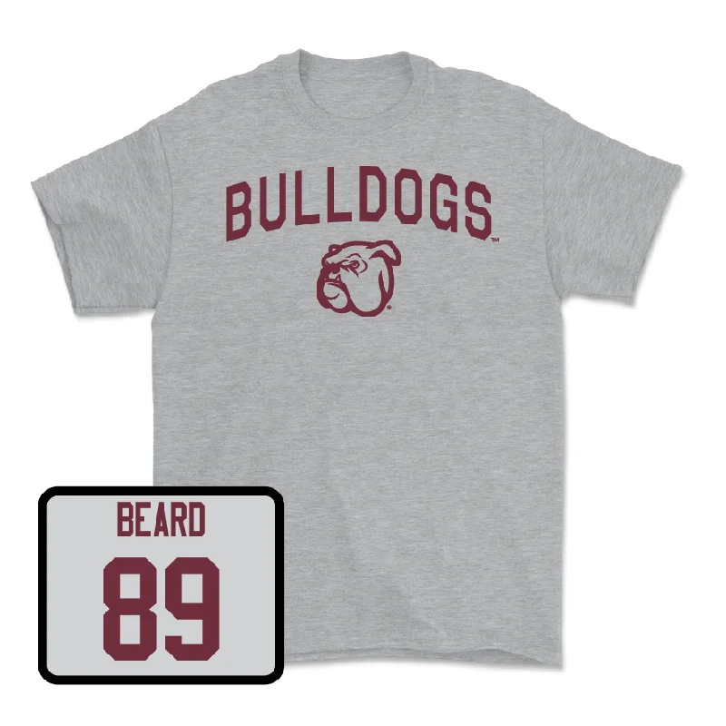 T-Shirt For Youth Teams-Sport Grey Football Bulldogs Tee - Luke Beard