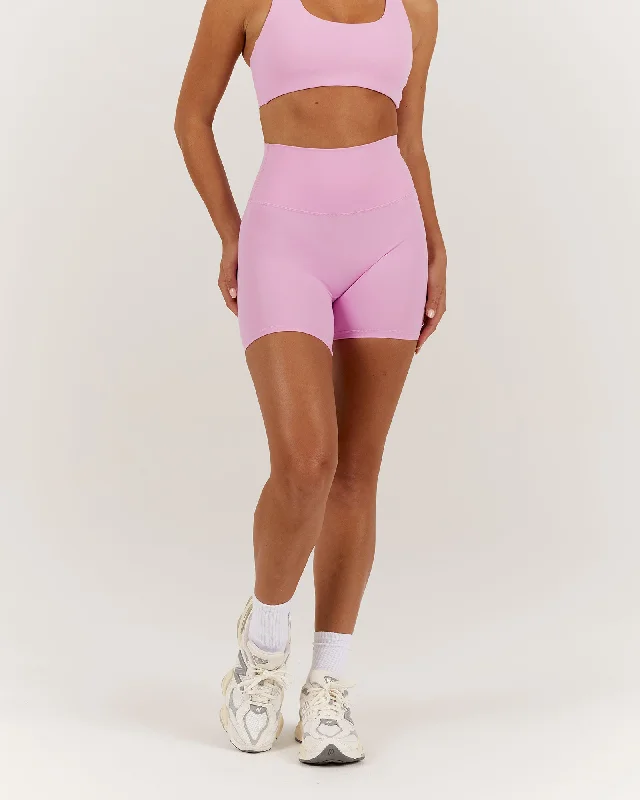 Shorts For Volleyball-LUXE BIKER SHORTS V2 - GUAVA