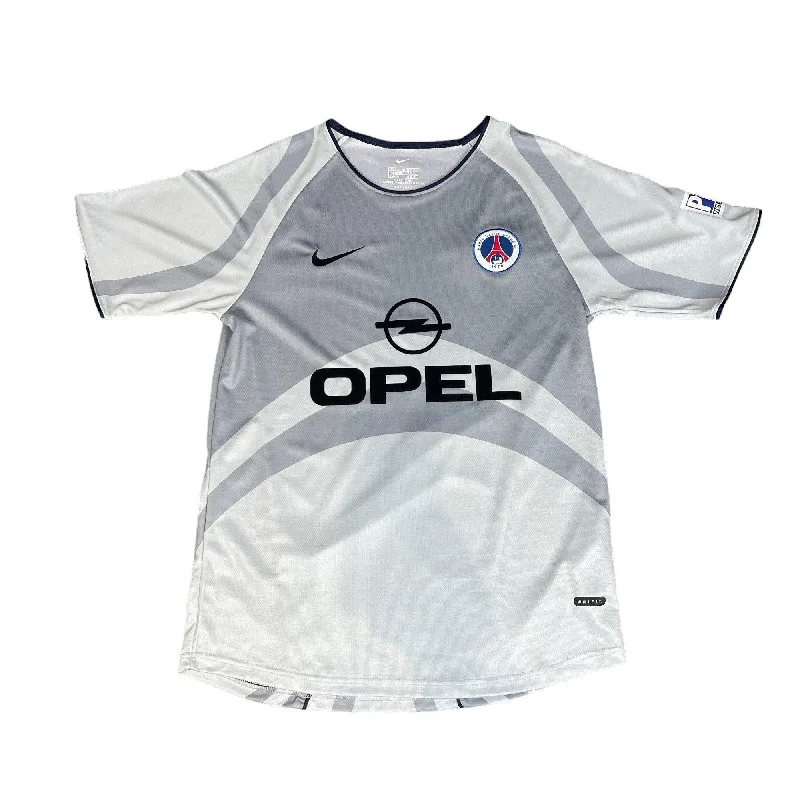 T-Shirt For Signature Event Fan Apparel-2001-02 Grey Nike Paris Saint Germain (PSG) Shirt - M