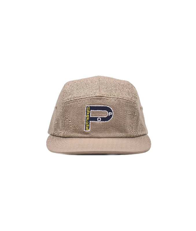 Hats For Personalized Fan Gear-POP TRADING COMPANY - "NAUTICAL" FIVE PANEL HAT (KHAKI)