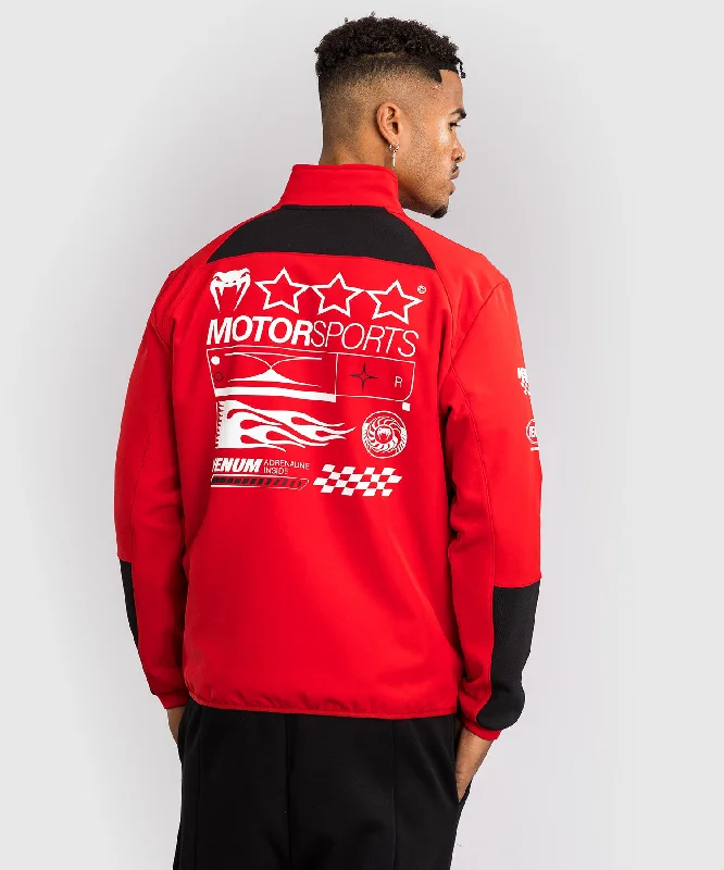 Jackets For Youth Customization-Venum Motorsport Softshell Jacket - Racer Red