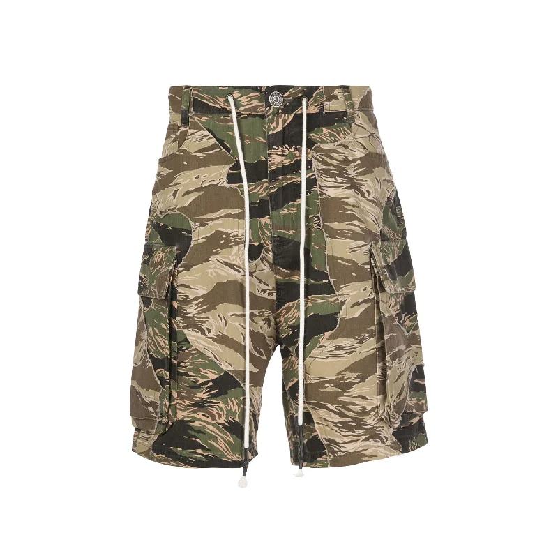 Lightweight Shorts For Women-CUT ME UP CARGO SHORT JUNGLE/DESERT CAMO