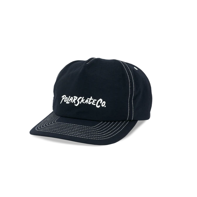 Personalized Snapbacks-Polar Skate Co. - Earl Cap | Surf Logo - Navy