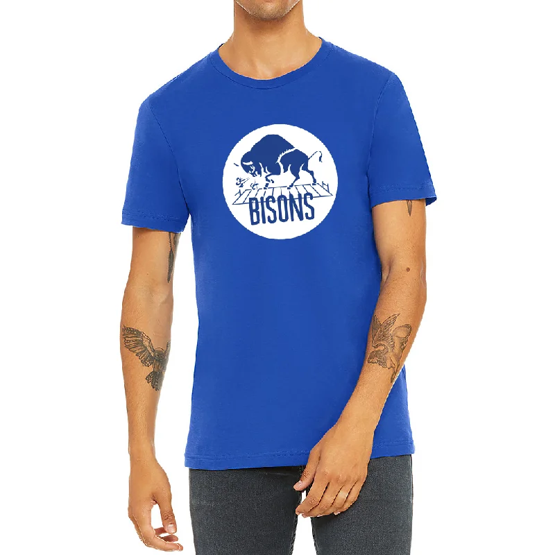 T-Shirt For Street Customization-Buffalo (AAFC) Bisons T-Shirt