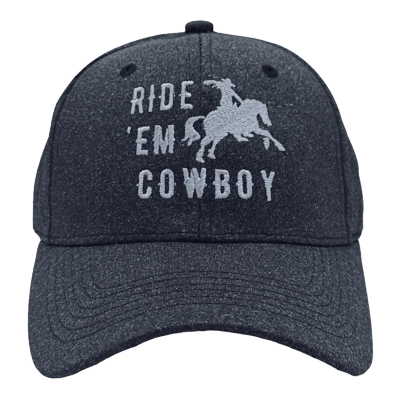 Hats With Slogan-Ride Em Cowboy