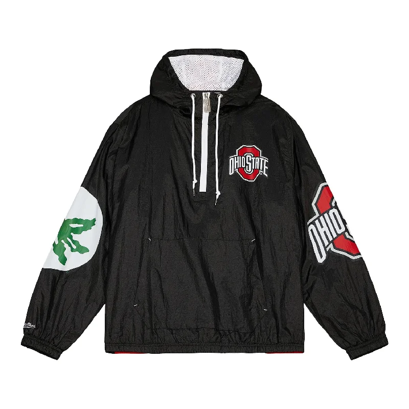 Jackets For Urban Exploration-Ohio State Buckeyes Team OG Windbreaker Black Jacket