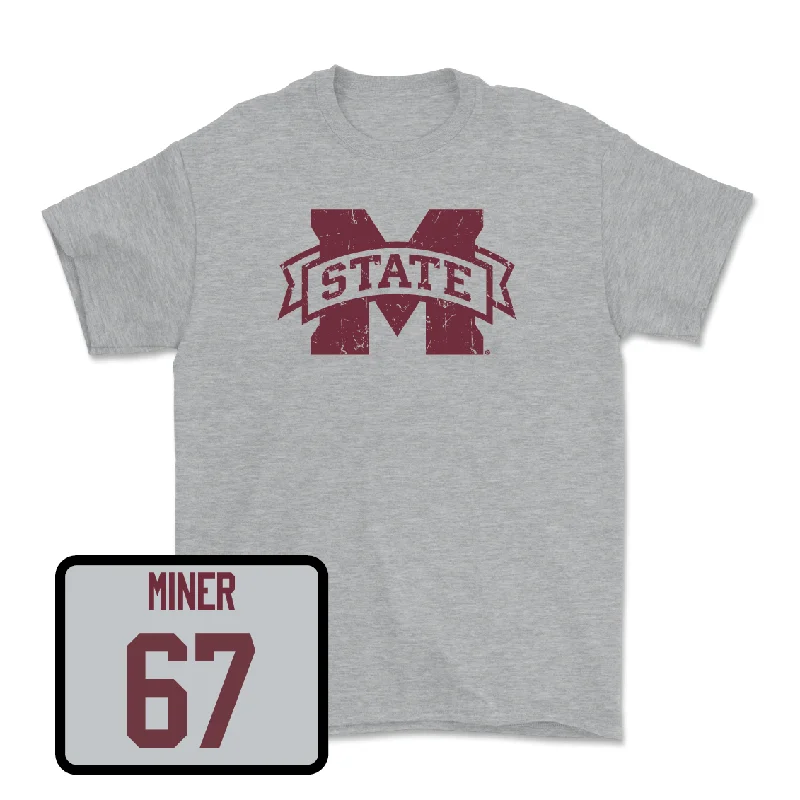 T-Shirt For High-Quality Fabric Options-Sport Grey Football Classic Tee  - Ethan Miner