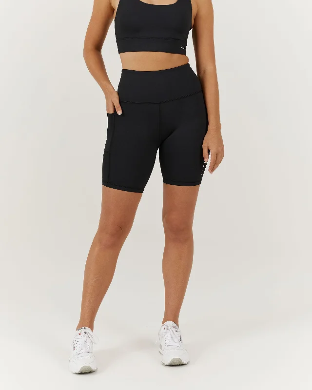 Shorts For Endurance Sports-BIKER SHORTS - BLACK