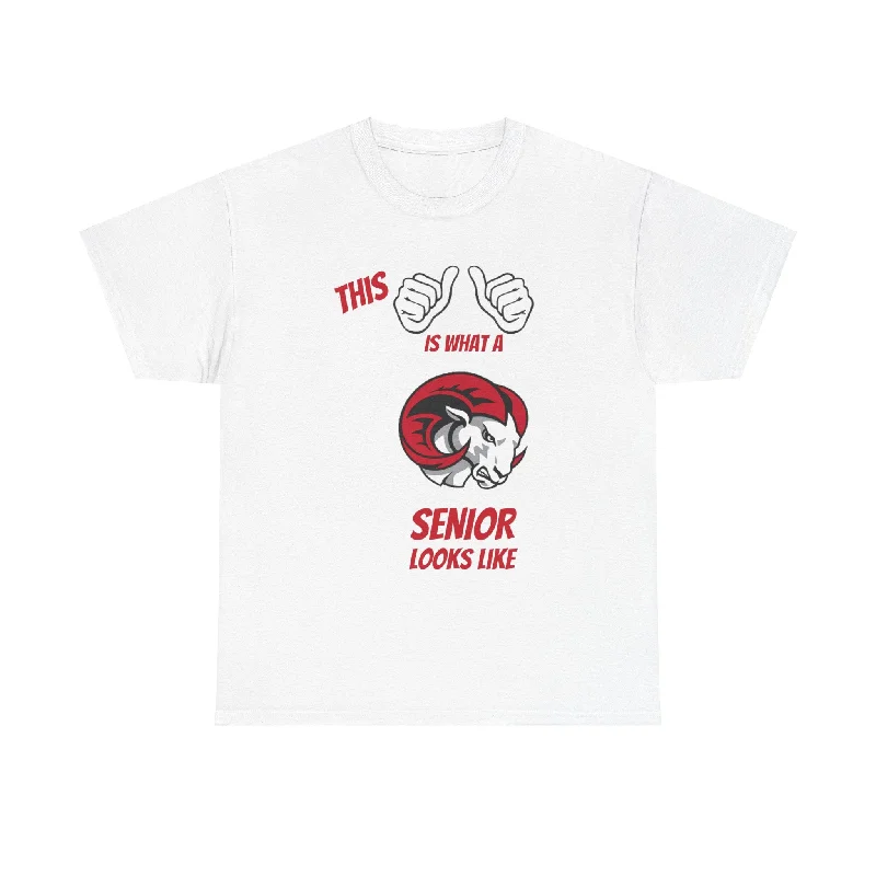 T-Shirt For Family Orders-This Is What A WSSU Senior Looks Like Unisex Heavy Cotton Tee