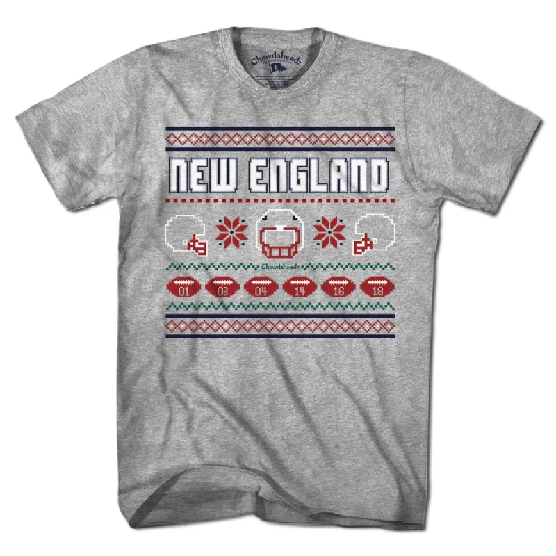 T-Shirt For Streetwear Style-New England Ugly Sweater T-Shirt