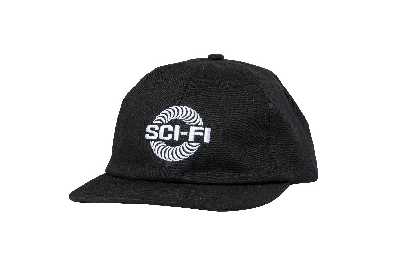 Hats With Color Variations-SPITFIRE WHEELS X SCI-FI FANTASY - "CLASSIC" SNAPBACK HAT (BLACK)