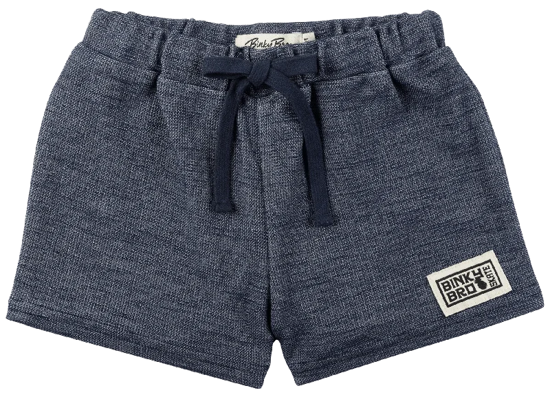 Board Shorts For Swimming-Bodee Solid Navy