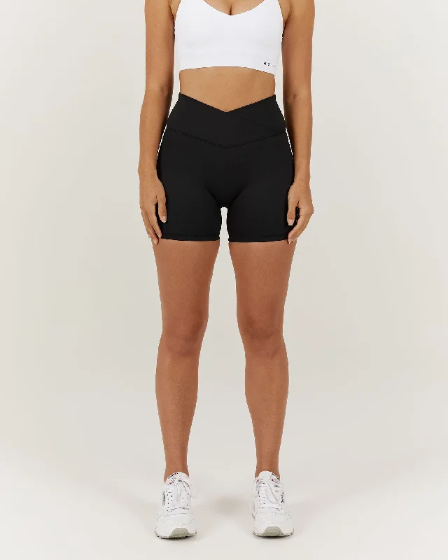 Shorts For Running Races-BALANCE LIVE SHORTS - BLACK