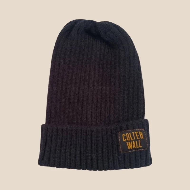 Hats For Sports Events-Colter Wall Name Logo Toque/Beanie Hat