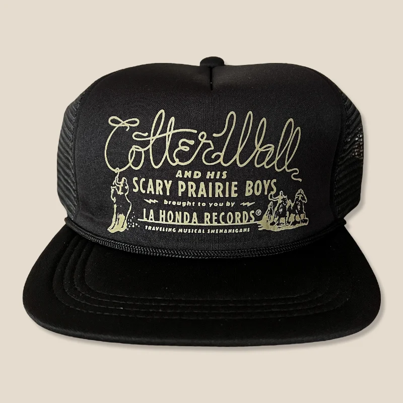 Hats For Music Festivals-Colter Wall & His Scary Prairie Boys Trucker Hat