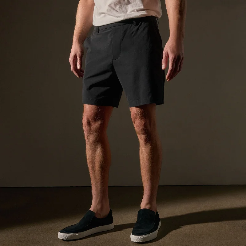 Running Shorts With Pockets-Golf Short - Black