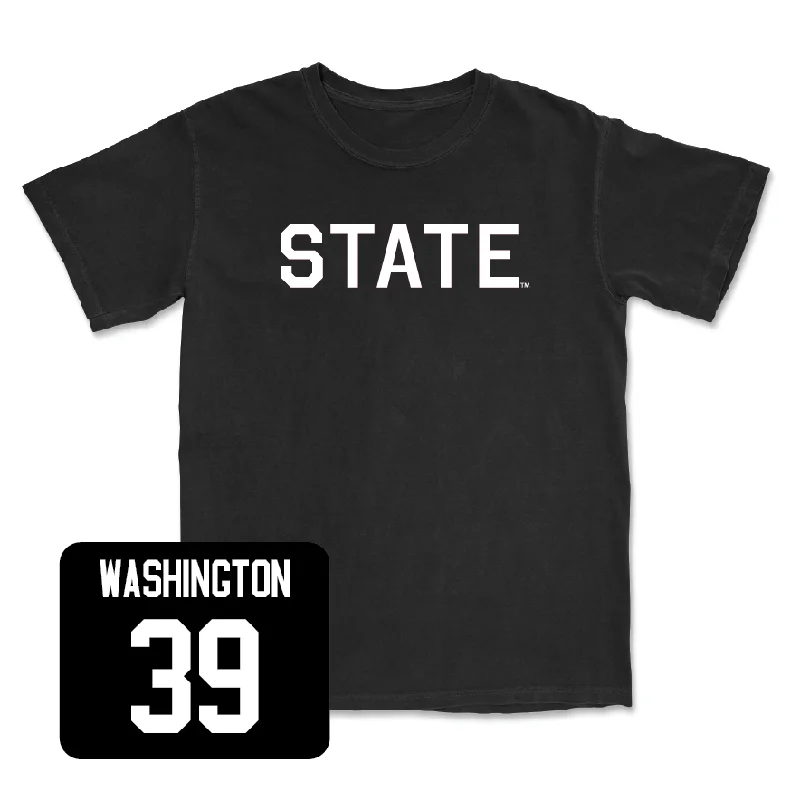 T-Shirt For Limited-Time Offers-Football Black State Tee - Joshua Washington