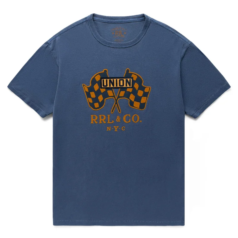 T-Shirt With Embroidered Team Logo-RRL & CO GRAPHIC T-SHIRT