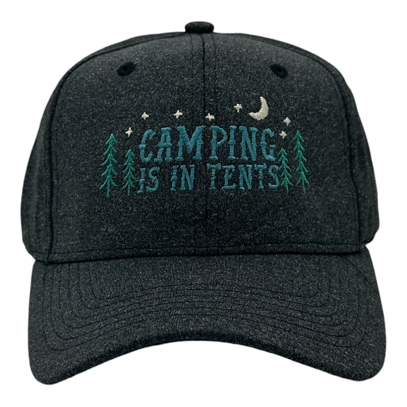 Hats For Customized Themes-Camping is In Tents