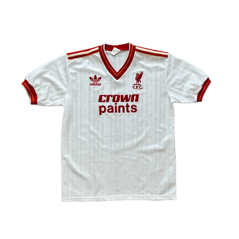 T-Shirt For Promotional Fan Orders-1985-86 Adidas Liverpool Away Shirt - L