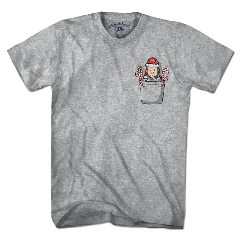 T-Shirt For Signature Event Fan Apparel-Pocket Belichick Xmas T-Shirt