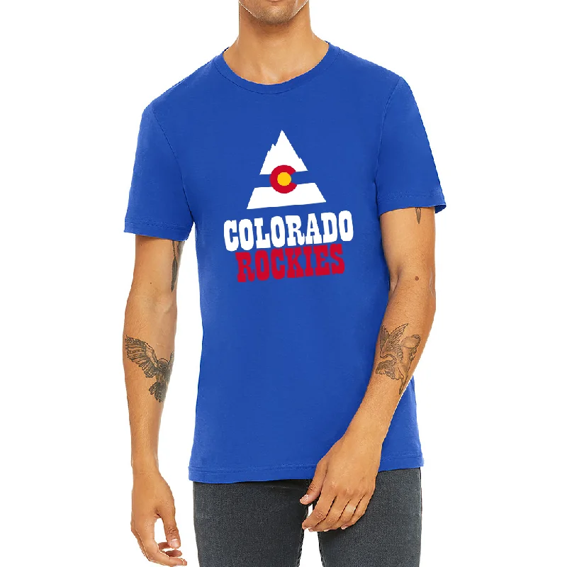 T-Shirt For Team Game Day Gear-Colorado Rockies Hockey T-Shirt