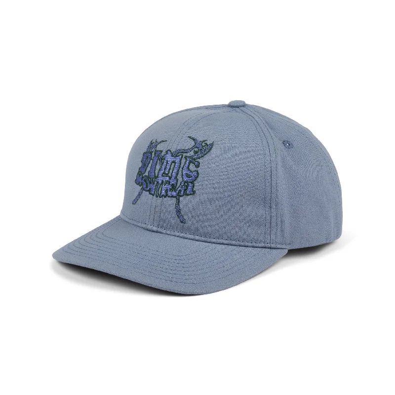 Adjustable Baseball Caps-Dime - Axe Full Fit Cap - Cloud Blue