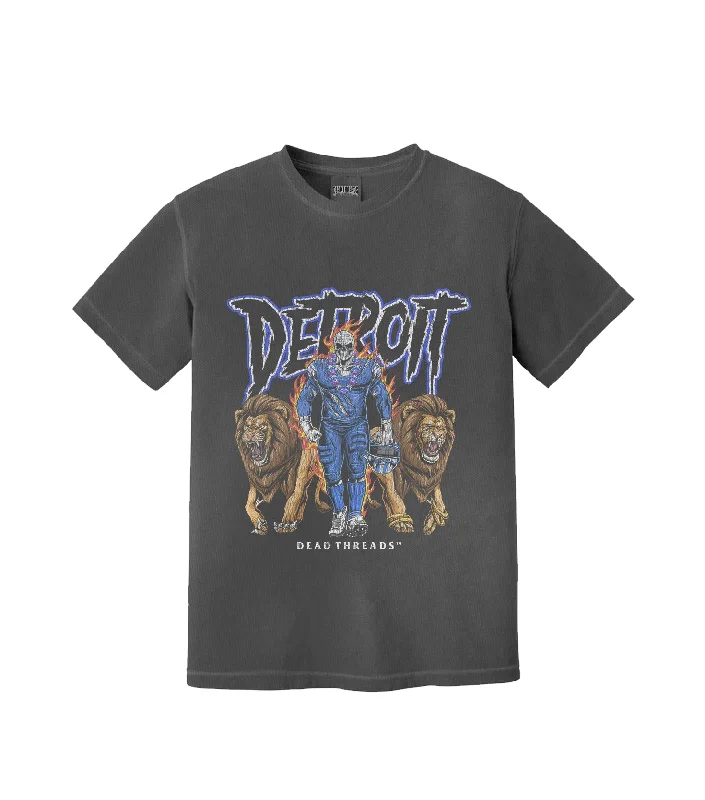 T-Shirt For Hot Weather-DETROIT FOOTBALL v4